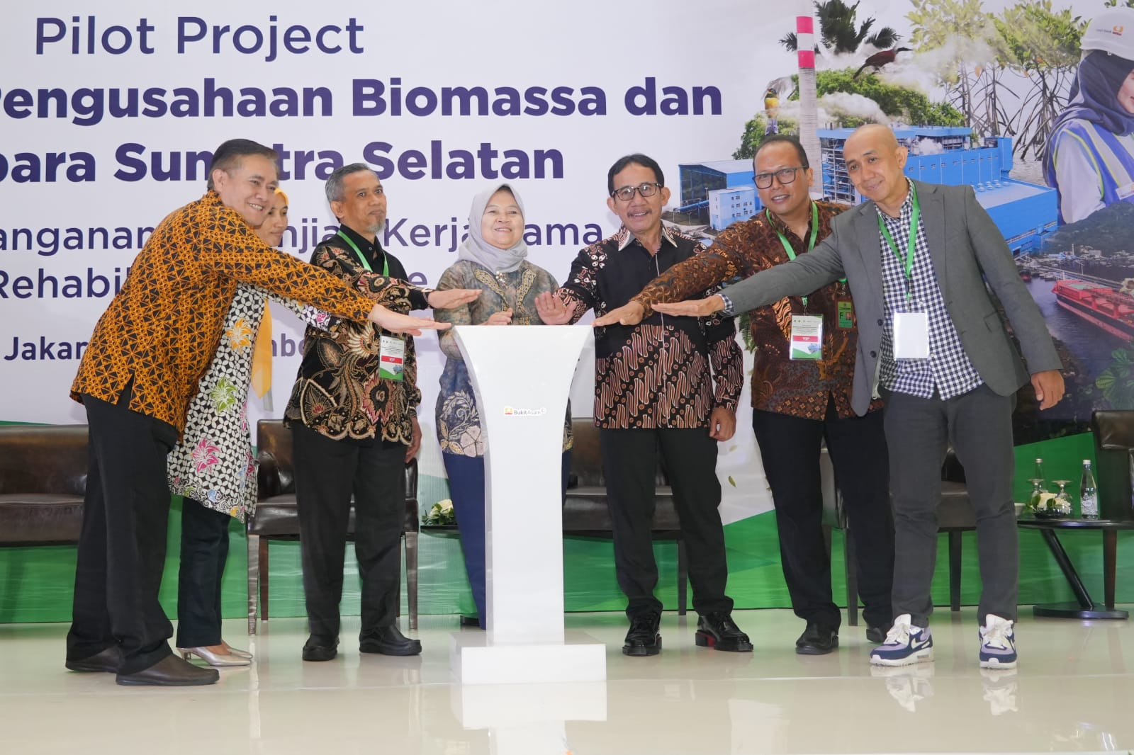 PTBA Kembangkan Biomassa Untuk Cofiring PLTU Di Sumsel